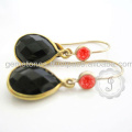 Wholesale Onyx Gemstone 925 Sterling Silver Earrings for Women